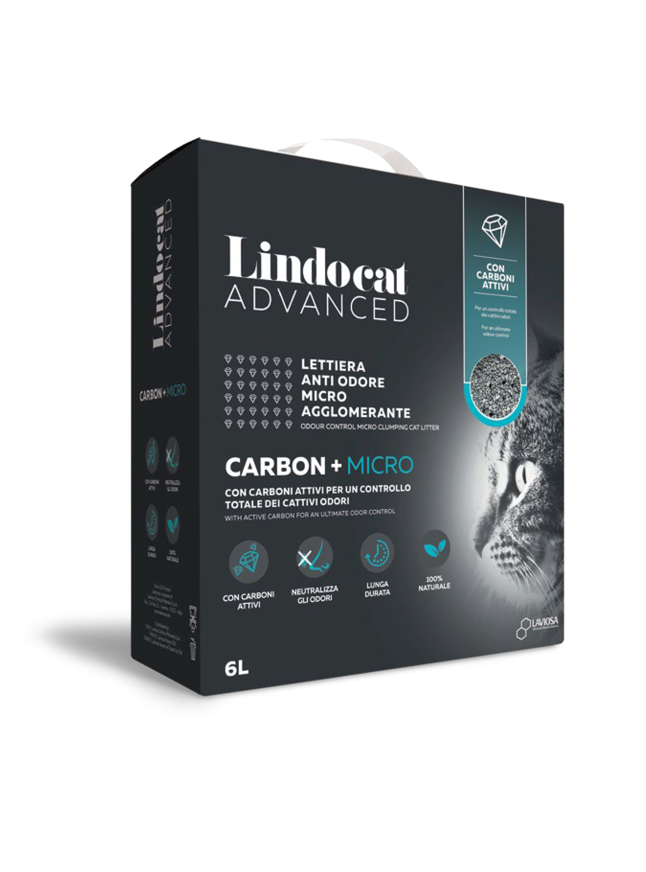 картинка Наповнювач бентонітовий LINDOCAT Advanced Carbon + Micro (box)