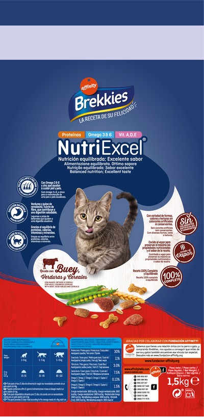 картинка Brekkies Cat Beef для дорослих котів з яловичиною