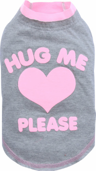 картинка Майка "Hug me" сіра