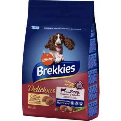 Brekkies Dog Delice Meat для собак усіх порід з яловичиною