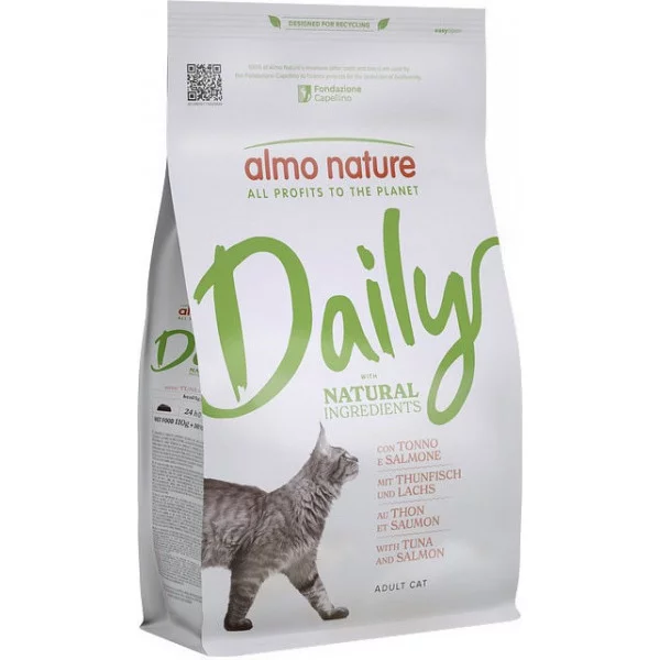 Almo Nature Daily Cat для дорослих котів з тунцем і лососем