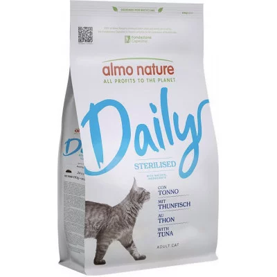 Almo Nature Daily Cat Sterilised для дорослих стерилізованих..