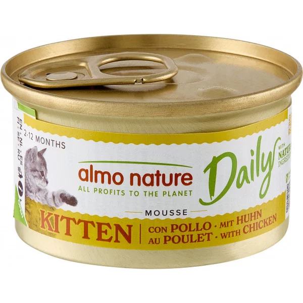 Almo Nature Daily Kitten, мус, 85 г