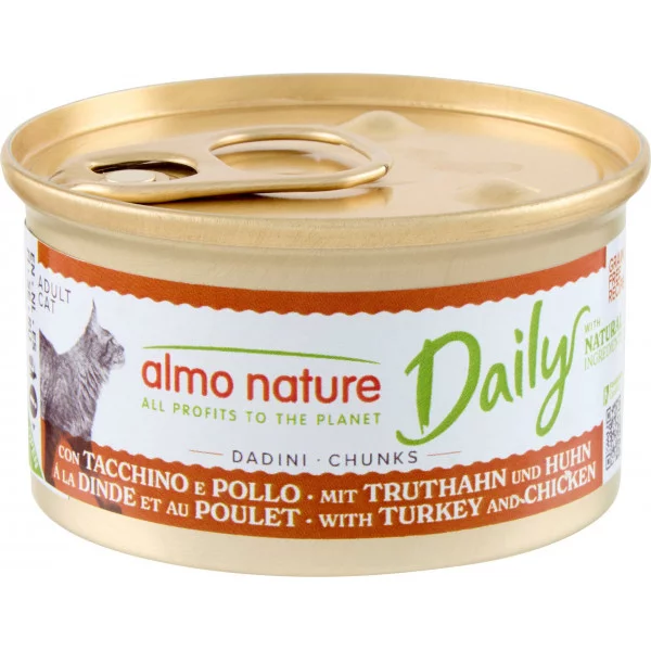 Almo Nature Daily Cat, шматочки, 85 г