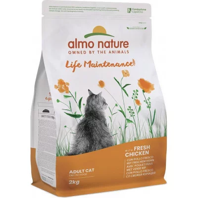 Almo Nature Life Maintenance для дорослих котів зі свіжою ку..
