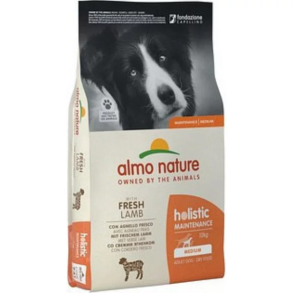 Almo Nature Life Maintenance M для дорослих собак середніх порід зі свіжим ягням
