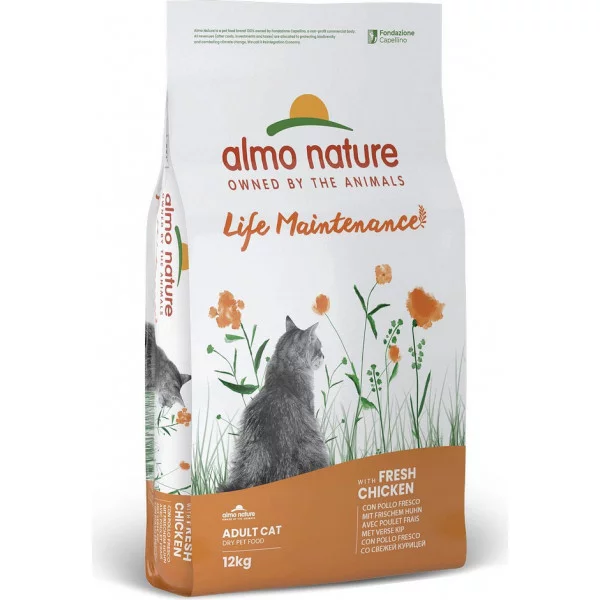 Almo Nature Life Maintenance для дорослих котів зі свіжою куркою