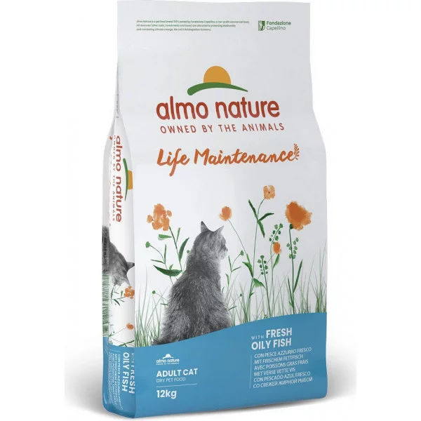 Almo Nature Life Maintenance для дорослих котів зі свіжою жирною рибою