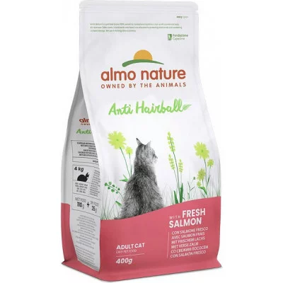 Almo Nature Anti Hairball для виведення шерсті у дорослих ко..