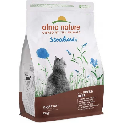 Almo Nature Sterilised для дорослих стерилізованих котів зі ..
