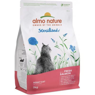 Almo Nature Sterilised для дорослих стерилізованих котів зі ..