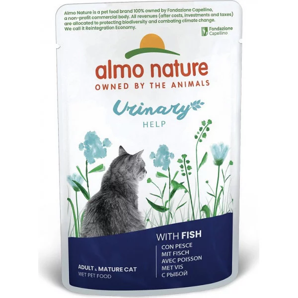 Almo Nature Holistic Functional Cat, для котів з профілактикою сечокам'яної хвороби, пауч, 70 г