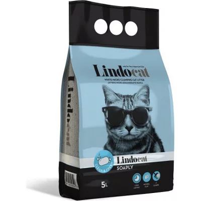 Наповнювач бентонітовий LINDOCAT Soaply (аромат мила, дрібна..