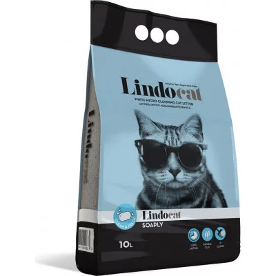 Наповнювач бентонітовий LINDOCAT Soaply (аромат мила, дрібна..