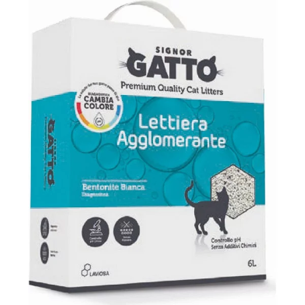 Наповнювач бентонітовий SIGNOR GATTO Safe Control (box)