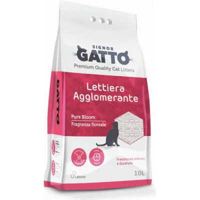 Наповнювач бентонітовий SIGNOR GATTO Pure Bloom