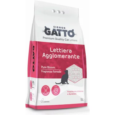 Наповнювач бентонітовий SIGNOR GATTO Pure Bloom