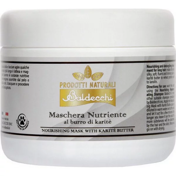 Поживна маска Baldecchi  Iole – догляд і розплутування шерсті з олією каріте