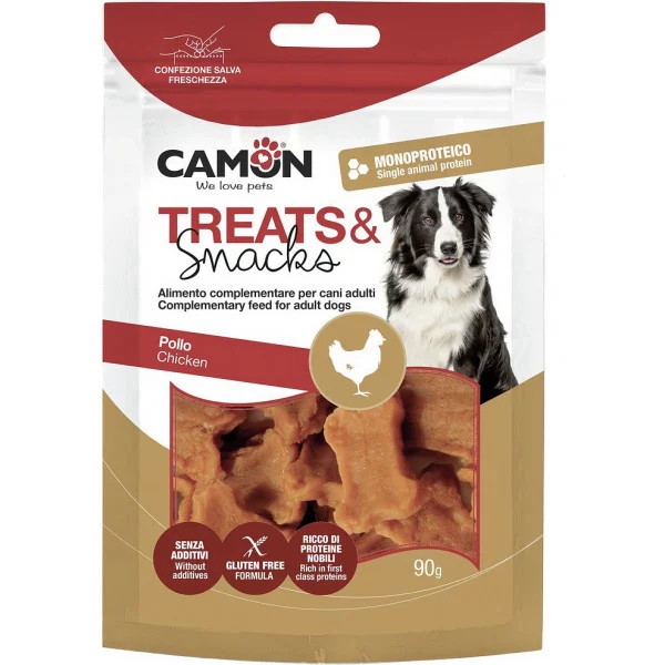 Снек для собак CAMON курка у формі кістки