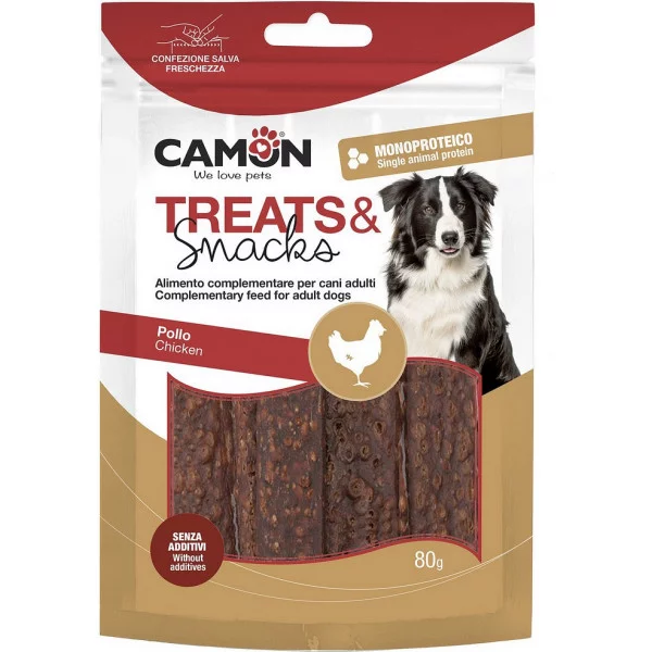 Снек для собак CAMON пористі джеркі з куркою