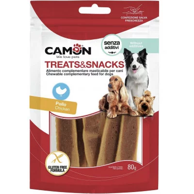 Снек для собак CAMON джеркі з курячим м'ясом і печінкою