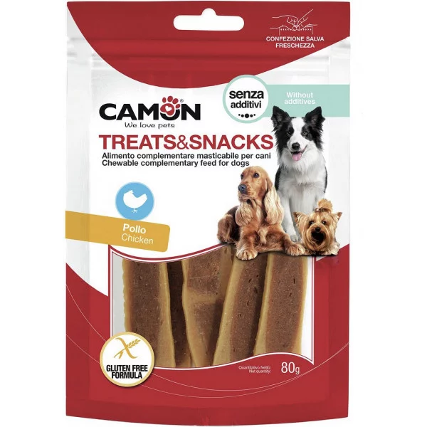 Снек для собак CAMON джеркі з курячим м'ясом і печінкою