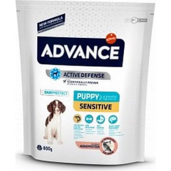 Advance Dog Puppy Sensitive для цуценят усіх порід з чутливим травленням з лососем і рисом