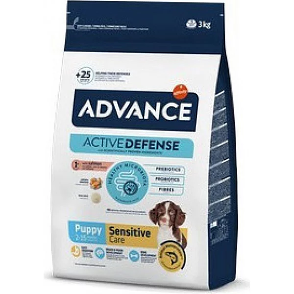 Advance Dog Puppy Sensitive для цуценят усіх порід з чутливим травленням з лососем і рисом