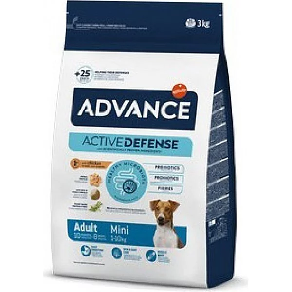 Advance Dog Mini Adult для дорослих собак маленьких порід з куркою та рисом