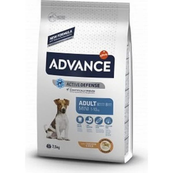 Advance Dog Mini Adult для дорослих собак маленьких порід з куркою та рисом