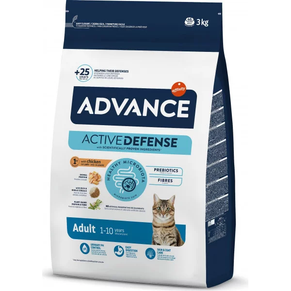 Advance Cat Chicken & Rice для дорослих котів з куркою та рисом