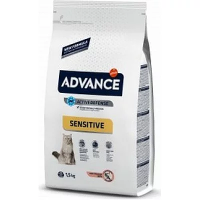 Advance Cat Salmon Sensitive для котів з чутливим травленням..