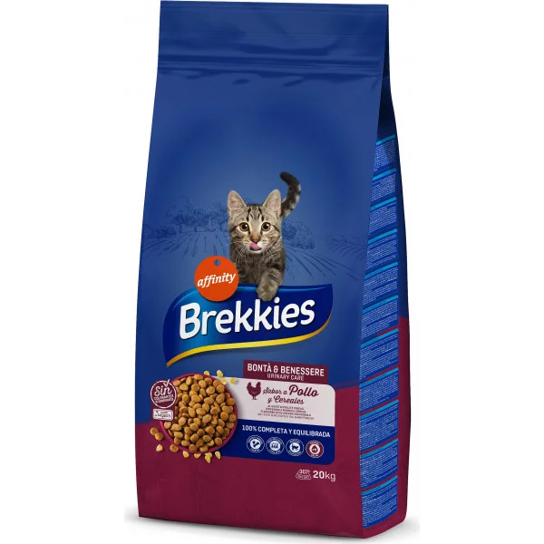 Brekkies Cat Urinary Care для дорослих котів з профілактикою сечокам'яної хвороби з куркою