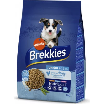 Brekkies Dog Junior для молодих собак з куркою