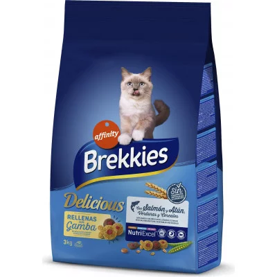 Brekkies Cat Delice Fish для дорослих котів з рибою