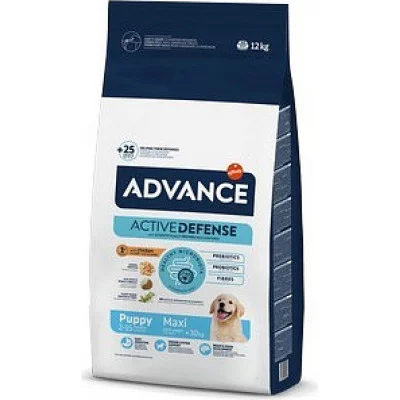 Advance Dog Maxi Puppy для цуценят великих порід з куркою та..