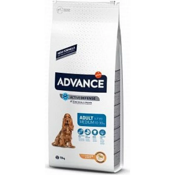 Advance Dog Medium Adult для дорослих собак середніх порід з куркою та рисом