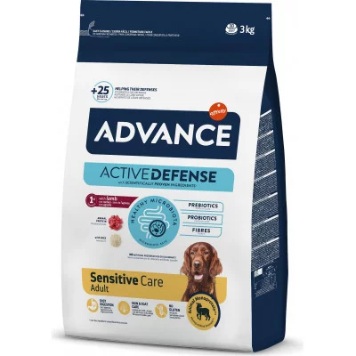 Advance Dog Med/Maxi Sensitive Lamb&Rice для дорослих собак ..