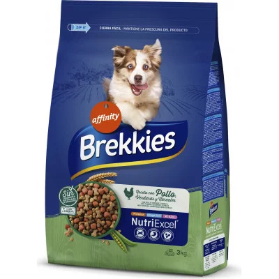 Brekkies Dog Chicken для собак усіх порід з куркою