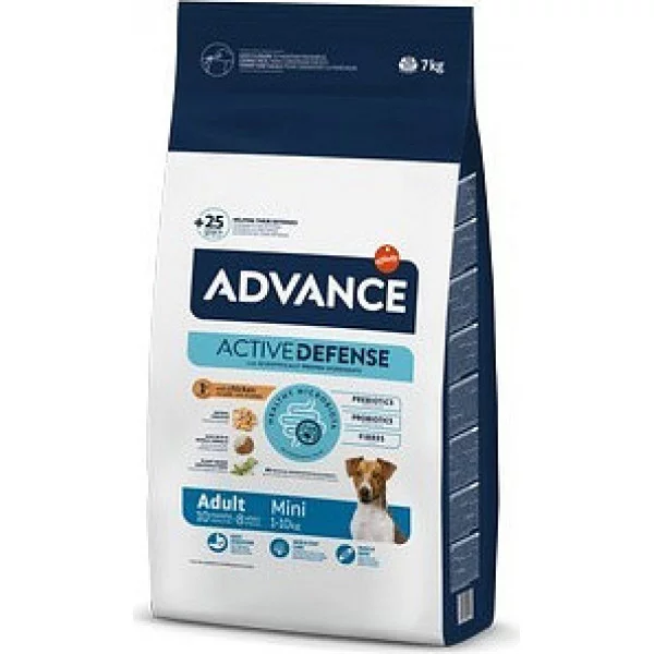 Advance Dog Mini Adult для дорослих собак маленьких порід з куркою та рисом
