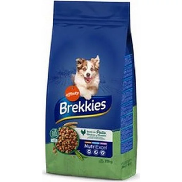 Brekkies Dog Chicken для собак усіх порід з куркою