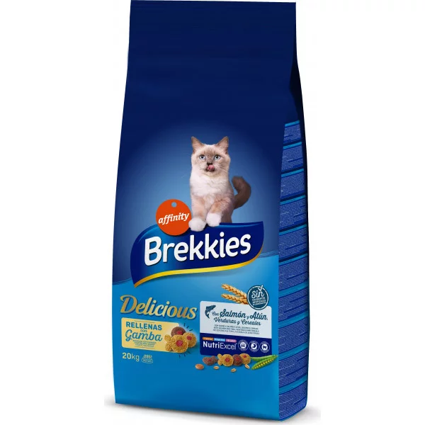 Brekkies Cat Delice Fish для дорослих котів з рибою