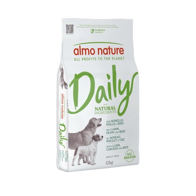 картинка Almo Nature Daily Dog для дорослих собак всіх порід з ягням, куркою і рисом