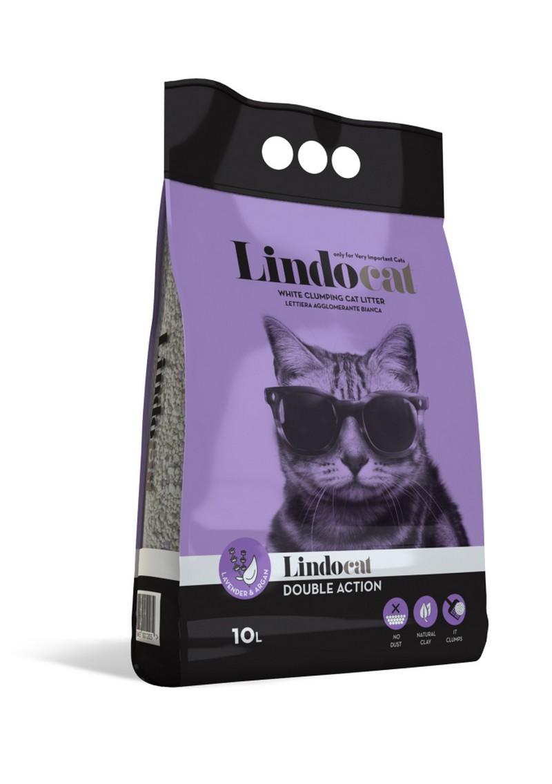 картинка Наповнювач бентонітовий LINDOCAT Double Action (лаванда та арган)