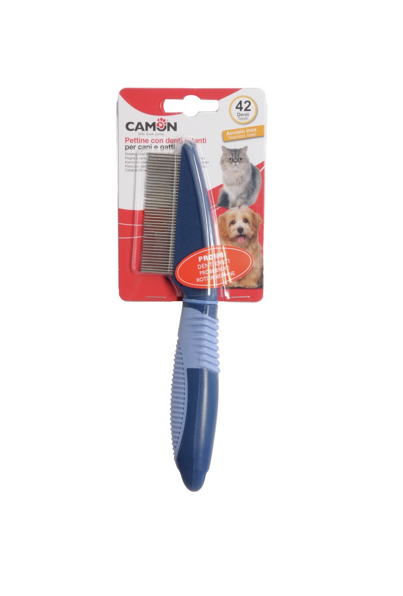 картинка Гребінець CAMON з обертовими зубцями