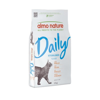 картинка Almo Nature Daily Cat Sterilised для дорослих стерилізованих котів з куркою