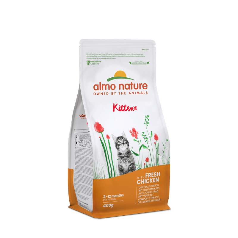 картинка Almo Nature Holistic Cat для кошенят зі свіжою куркою