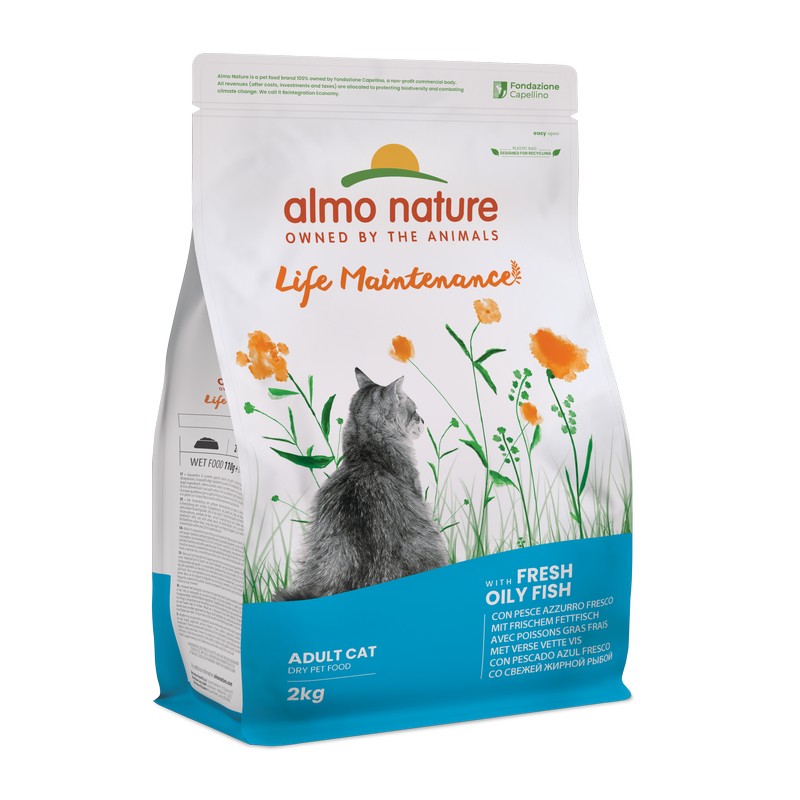 картинка Almo Nature Holistic Cat для дорослих котів зі свіжою жирною рибою