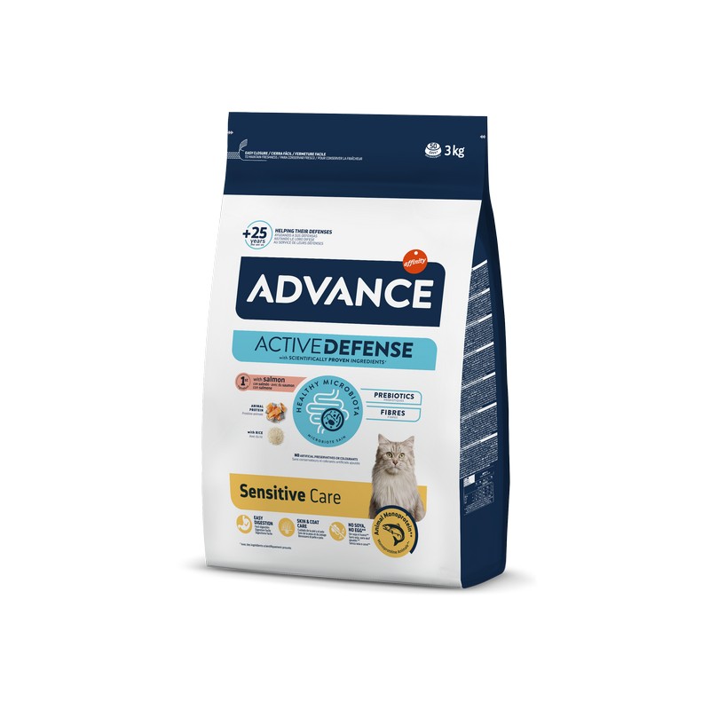 картинка Advance Cat Salmon Sensitive для котів з чутливим травленням з лососем