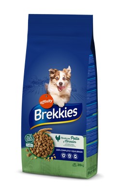 картинка Brekkies Dog Chicken для собак усіх порід з куркою